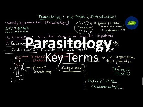 Parasitology Key Terms | Parasite | Endoparasite |Ectoparasite | Basic Science Series