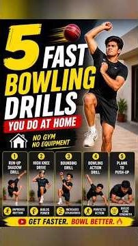 3 FAST BOWLING YOU DO AT HOME 📊🏏
