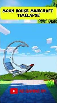 Easy Moon House in Minecraft #shorts