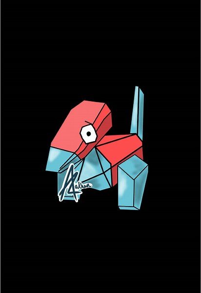Drawing Porygon: Day 16 of Pokémon Challenge