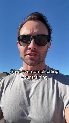 Some of you guys are way over complicating your training. You need to just get back to the basics. If you want to help getting started, comment/DM “Training Blueprint” and I’ll send you my free guide to help you get started
