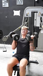 129K views · 448 reactions | The arnold press isn’t as good as you think!❌ Instead you should just stick to the normal shoulder press but this time doing an actual full rep!! The additional twist doesn’t add any benefit | Trojan Coaching | Facebook