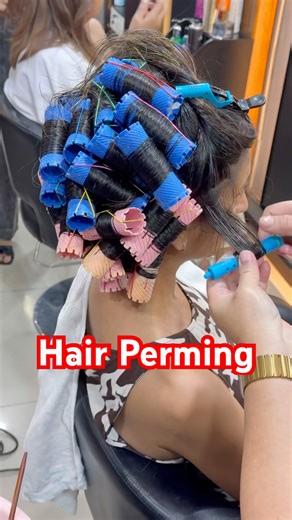 Get ready to curl up with gorgeous hair – our hair perming video is live! 💕#perm #curlyhair