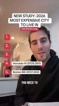 $147,000 a Year Just to Live Comfortably?! America’s Most Expensive Cities Ranked