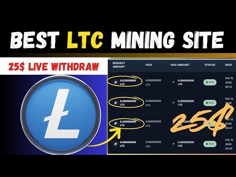New Free Cloud mining site | New free LTC mining Site review | new Free crypto mining site