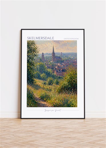 Skelmersdale Print - Skelmersdale Art - Skelmersdale Poster - Skelmersdale Painting United Kingdom Print - Etsy
