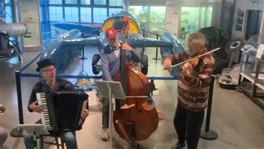 The Budapest Cafe Orchestra played to a full house at The Coniston Institute on Saturday night, and then yesterday morning we were treated to Elgar’s “Nimrod” in front of Bluebird K7. Absolutely magnificent ❤️ | The Ruskin Museum