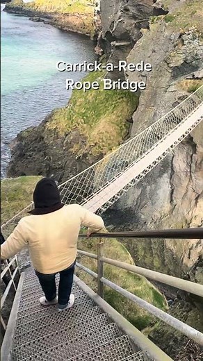 Carrik-a-rede bridge - Irlanda do Norte #aventura #travel