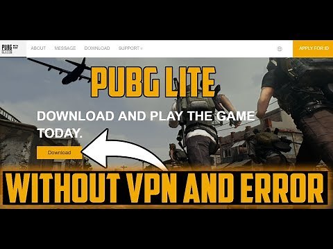 How to download pubg lite and run without Crash
