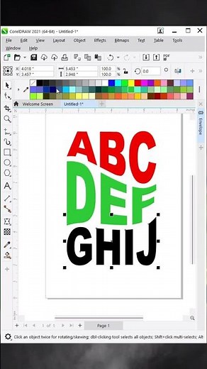 TIPS USE ENVELOPE TOOL IN CORELDRAW | How to use Envelope Tool In Coreldraw