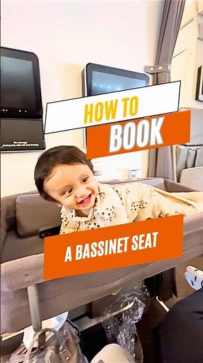 How to book bassinet seat for baby! #travel #family