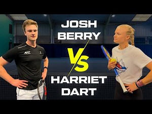 Josh Berry (Pro comedian) vs WTA Pro Harriet Dart (British No.4) ATT Tiebreak