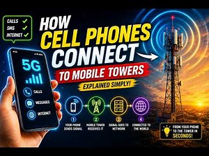 How Cell Phones Connect to Mobile Towers | Mobile Network Explained!
