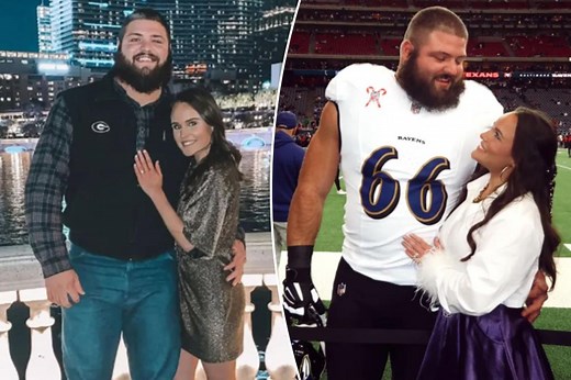 NFL lineman Ben Cleveland files for divorce over adultery claims weeks after DUI arrest