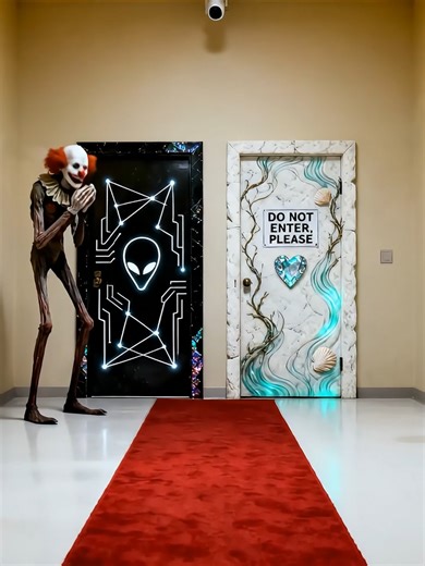 You trust gigglebee this time... right? #pickadoor #liminalspaces #backrooms #aihorror