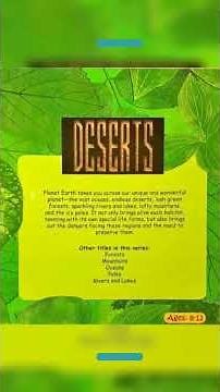 Planet Earth: Deserts
