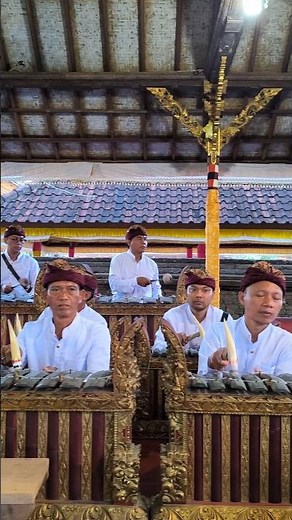 Gamelan Gong Kebyar, Pura Sukawati Banjar Batu Aji Balinese Music #bali #gamelan #music #percussion