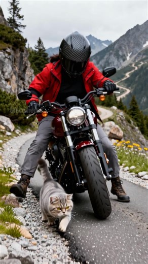 Biker Saves Mother Cat And Kittens From Trash Bin! #rescue #animals #pets | The Wild Loop