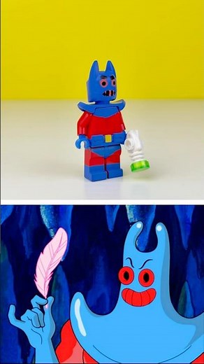 Building Man Ray from SpongeBob into LEGO…