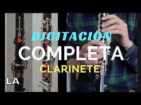 Escala Cromática en clarinete con posiciones | How to play chromatic scale