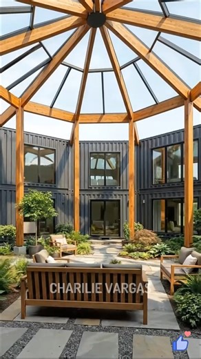 The Octagonal House Is Made From Shipping Containers! | Charlie Vargas