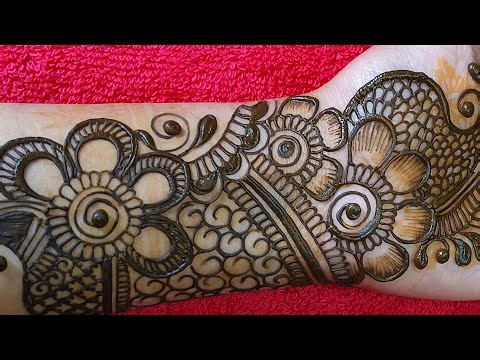 Eid special front hand mehndi design | full hand mehndi design | simple mehndi design