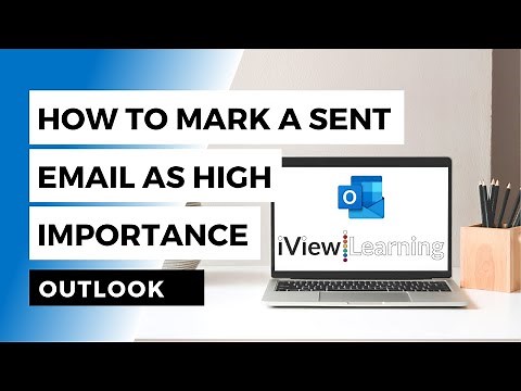 How to mark the sent email as high importance