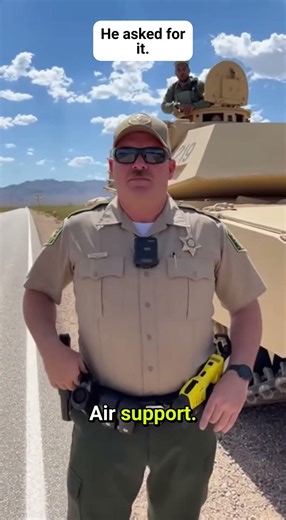 Sheriff vs. F-35: Who's got the better backup? 😂