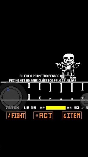 Sans Hardmode NO HIT Mobile #Undertale #deltarune #Sans