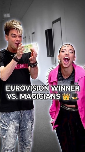 When the Eurovision winner loses it. 💶