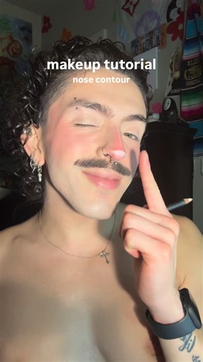 felix diaz on Instagram: "MAKEUP TUTORIAL: Nose Contour 👃🏼💋 “when you nose, you nose” all of my products are listed below! 💄 primer @elfcosmetics & @onesize mascara @tartecosmetics blush @lancomeofficial & @glossier gloss @toofaced & @r.e.m.beauty highlighter @fentybeauty foundation @politesocietybeauty concealer @elfcosmetics nose contour @maccosmetics freckles & brows @lacolorscosmetics setting powder @onesize setting spray @charlottetilbury @ultabeauty @sephora