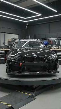 Gloss Black BMW M4 GT4 Reborn! 🔥 #carrestoration #classiccars #popular #asmr
