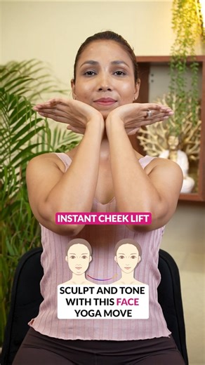 Instant Cheek Lift: Sculpt and Tone Naturally with Face Yoga | 1-Minute Daily Routine