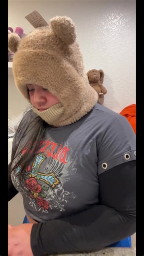 Stylish Winter Bear-Ear Windproof Hat for Cyclists