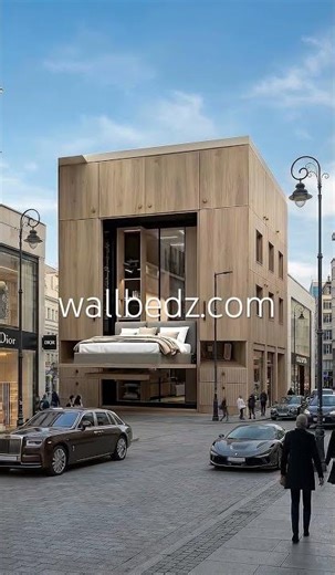 Murphy Style Bed Dubai | Space Saving Bed with Hidden Legs