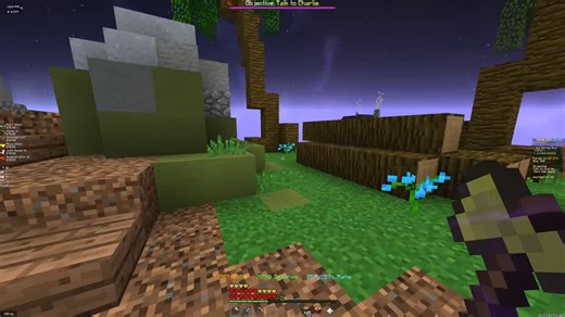 【hypixel/skyblock/4K120FPS】砍树升级Foraging Level从22级→23级