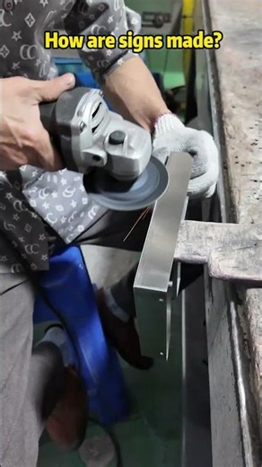 Slow down and watch how professional signs are built from scratch