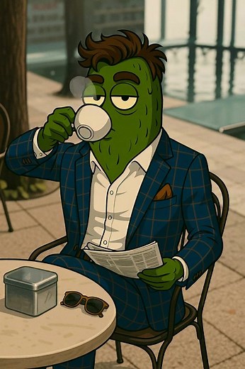 31K views · 998 reactions | It’s Friday. We made it. What a week... nonsense flying faster than a Pauline passport stamp. A quiet slurp, and the distant sound of the world losing its mind. Rest up, recharge, and brace yourselves… there’s more cooked content coming. | Snarky Gherkin | Facebook