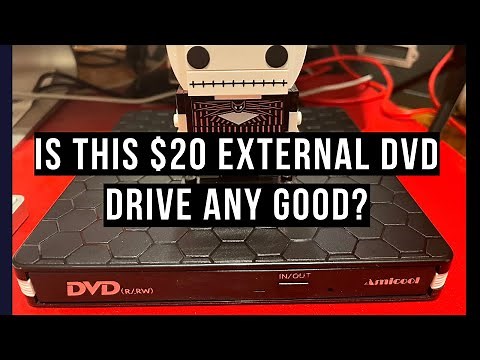 Amicool External DVD Drive Review - Best $20 DVD Player For Imac!