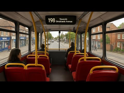 A Ride on London Bus Route 198 Towards Shrublands Avenue