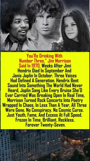 Jim, Jimi, and Janis. The Year Rock Lost its Gods