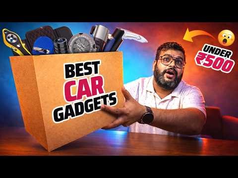 I Bought 8 Car Gadgets From Amazon Under ₹500!! 🚗 USEFUL Car Gadgets!!