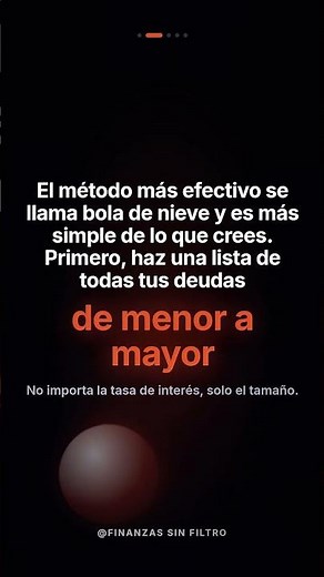 ¿Cómo salir de deudas con el método Bola de Nieve? 💰