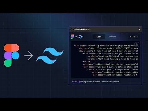 Figma to Tailwind CSS - Figma Plugin