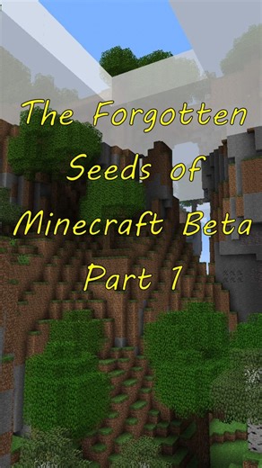 The Forgotten Seeds of Minecraft Beta Part 1 #shorts