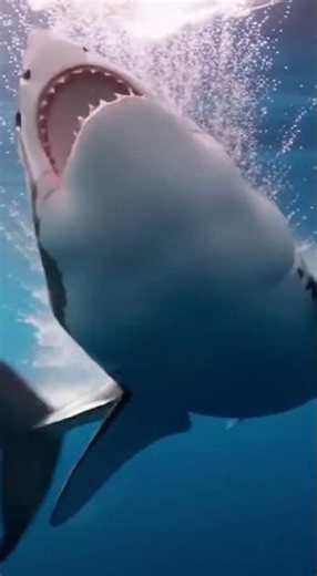 POV: Shark Rockets Toward You, Flips in Mid-Air
