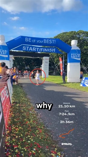 She Walked Before Crossing the Finish Line Then This Happened