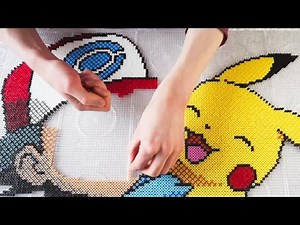 Perler Beads - Pokémon ASH & PIKACHU