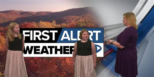 Weather Kid: Two perfect angel sisters come together to give the weekend forecast