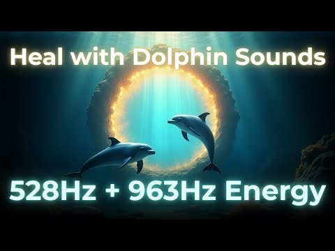 Dolphin Healing Frequencies 🐬 | 528Hz + 963Hz Deep Relaxation & Nervous System Recovery